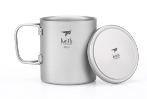 Походная кружка Keith Ti3352 Ultralight Mug Titan 0.3