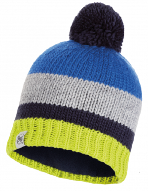 Buff - Шапка детская полосатая Child Knitted & Polar Hat Knut