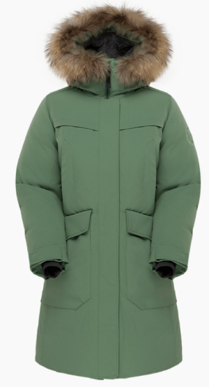 Пуховое женское пальто Sivera Баенка МС 2023