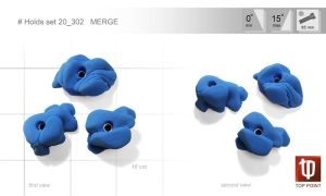 Удобный набор зацепов для скалолазания Merge #302