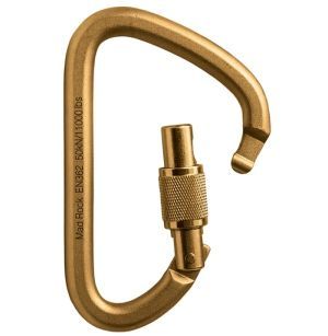 Практичный карабин с муфтой Mad Rock XL Steel Screw Gate 