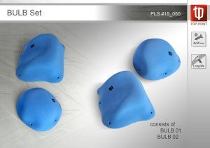 Яркий набор рельефов для скалолазания Top Point Bulb Set