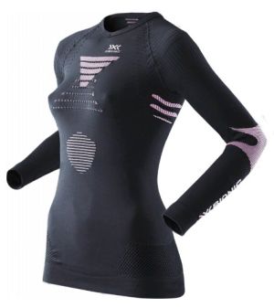 X-Bionic - Удобная спортивная футболка Ski Touring Evo Lady UW Shirt V-Neck