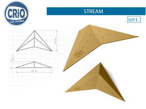 Прочный рельеф для скалолазания Crio Holds Stream