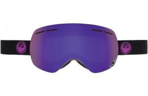 Dragon Alliance - Профессиональная горнолыжная маска X1s (Jet/Purple Ion, линзы Yellow Red Ion)