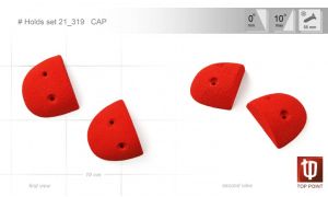 Качественный набор зацепов для скалолазания Top Point #319 Cap