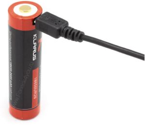 Аккумулятор литий-ионный Klarus 18650 2600mAh USB порт