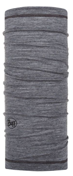 Buff – Шерстяная бандана для детей Lightweight Merino Wool Grey Multi Stripes