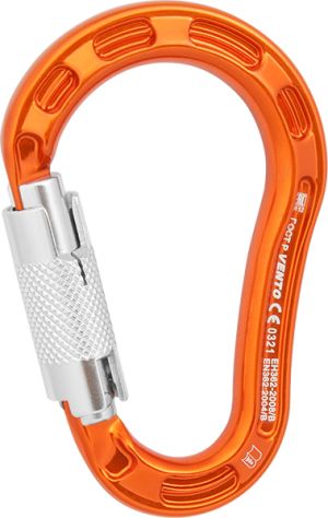 Венто - Карабин скалолазный с байонетной муфтой keylock Косой автомат