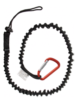 Прочная стропа одинарная с петлей для крепления инструмента Венто (до 10 кг) с карабином Мини