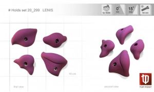 Комплект скалолазных зацепов Top Point Lenis #299