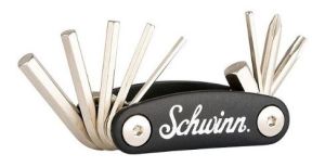 Schwinn - Компактный складной набор шестигранников 9 in 1 Tool