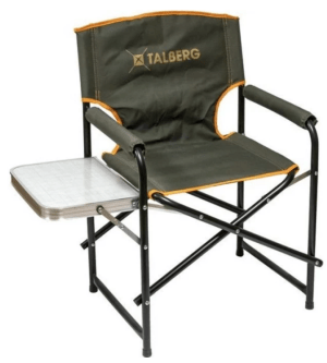 Кресло кемпинговое с откидным столиком Talberg Steel Hard Director Plus Chair
