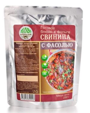 Кронидов - Сытное мясное блюдо Свинина с фасолью