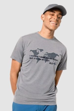 Jack Wolfskin - Удобная футболка JWP World T M