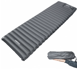 Надувной коврик Talberg Luxor Air Grey Mat 185х60х8 см