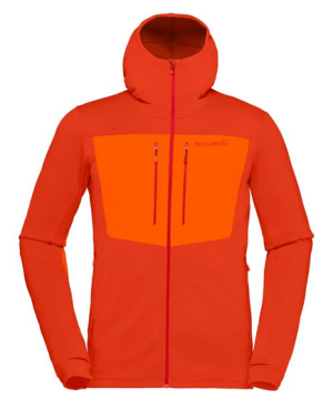 Norrona - Флисовая уртка с капюшоном Lyngen Powerstretch Pro Zip Hoodie