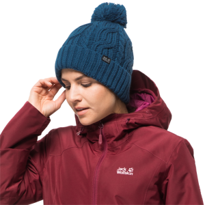 Шапка с подкладкой Jack Wolfskin Stormlock Pompom Beanie