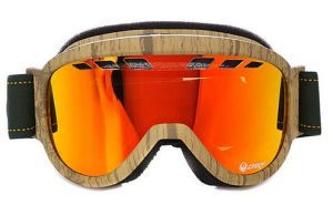 Dragon Alliance - Горнолыжная маска D1.XT (оправа Woodgrain, линза Red Ionized + Amber)