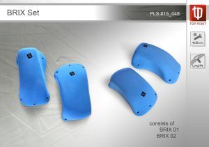 Оригинальный набор рельефов для скалолазания Top Point Brix Set