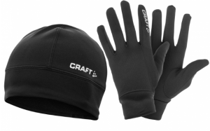 Практичный комплект шапка и перчатки Craft Thermal