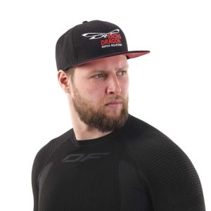 Стильная бейсболка Dragonfly Modern Racing Dragon (Прямой козырек)