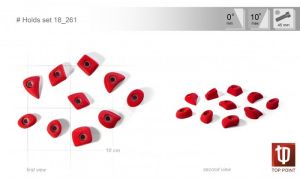 Набор зацепов скалолазных Top Point #261