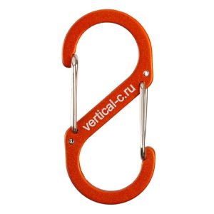 Алюминиевый сувенирный карабин S-образный Вертикаль