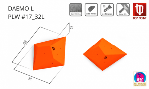 Спортивный скалолазный рельеф Top Point Daemo