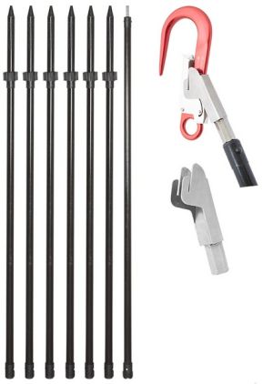 Комплект штанги с насадкой страховочный Венто Инстал-2