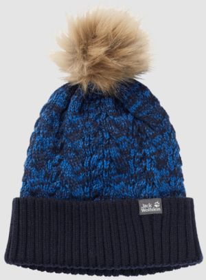 Стильная шапка для детей Jack Wolfskin Knit Pompom Cap Kids