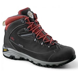 Стильные ботинки Lomer Cristallo black/scarlet