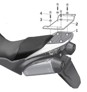 Shad - Крепление верхнего кофра для мотоцикла Varadero XL 1000V (07 -08)