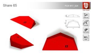Обсыпной рельеф для скалолазания Top Point Share 65