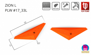 Рельеф обсыпной для скалолазания Top Point Zion