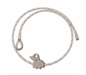 Регулируемая надежная лонжа Kong Adjustable Wire Steel Rope Lanyard