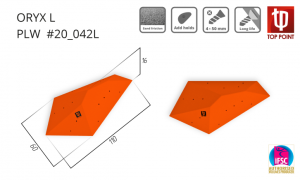 Удобный рельеф для скалодрома Top Point Oryx L