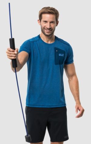 Jack Wolfskin - Тонкая мужская футболка Somers Track T M