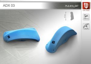 Оригинальный накладной рельеф для скалолазания Top Point Adx 03