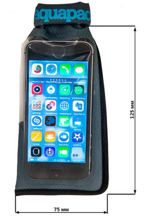 Aquapac - Чехол защитный от влаги Mini Stormproof Phone Case Grey