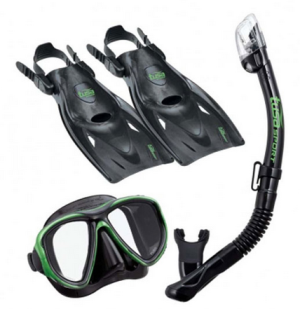Комплект маска+трубка+ласты Tusa Sport UPR-2521