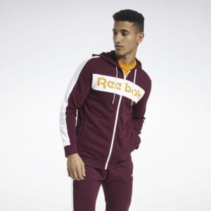 Комфортный мужская толстовка Reebok Te Ll Fz Hoodie
