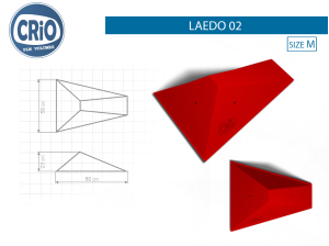 Прочный рельеф для скалолазания Crio Holds Laedo 02