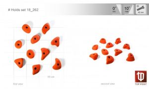 Комплект зацепов скалолазных Top Point #262