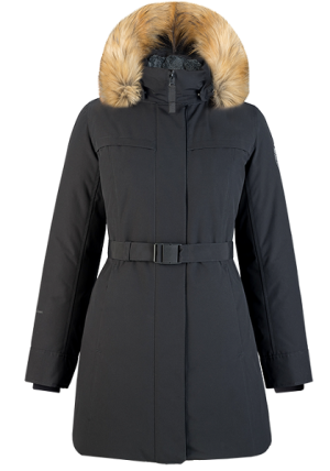 Стильное пуховое полупальто Sivera Верея МС