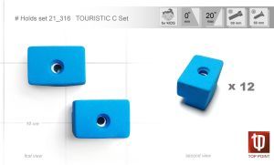 Качественный набор зацепов для спортивного туризма и скалолазания Top Point #316 Touristic C Set