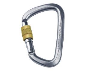 Карабин с завинчивающейся муфтой Singing Rock D Steel connector screw