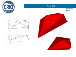 Накладной рельеф для скалолазания Crio Holds Esse 01
