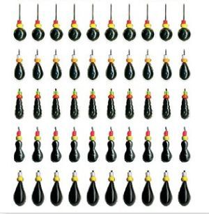 Россия - Набор мормышек литых с бисером упаковка 50 штук Тверская