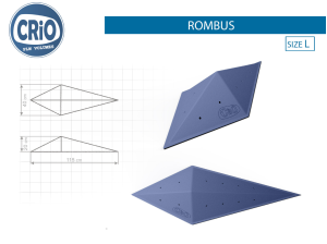 Надежный рельеф для скалолазания Crio Holds Rombus